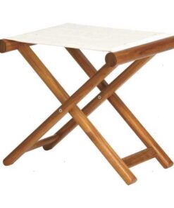 Teakhouten Vouwkruk MB Blauw