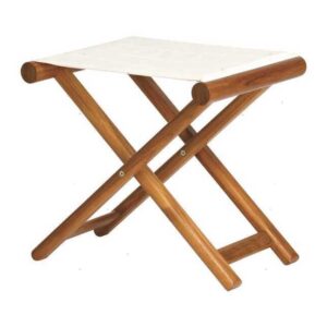 Teakhouten Vouwkruk MB Blauw