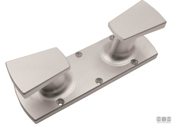 Geanodiseerde Aluminium bolder met Dubbele Schacht 250mm