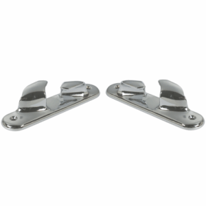 Paar Verchroomde Messing Fairleads 200x40mm tot 20mm