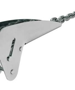 Roestvrijstalen ankerroller gekanteld 370x72mm