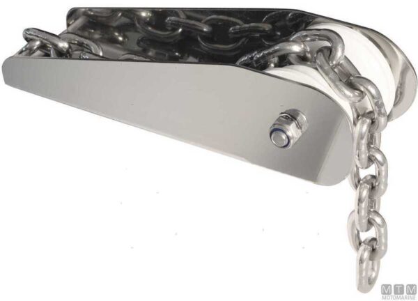 Roestvrijstalen ankerroller klassiek 250x50mm