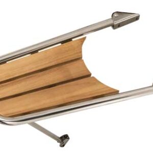 Boeg Platform R.Marine 65x33cm RVS en Teak