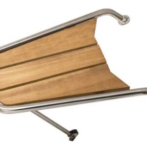 Boeg Platform R.Marine 75x48cm RVS en Teak