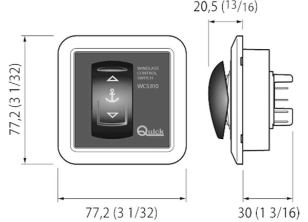 Paneel Quick WCS 810 12-24v - Afbeelding 2