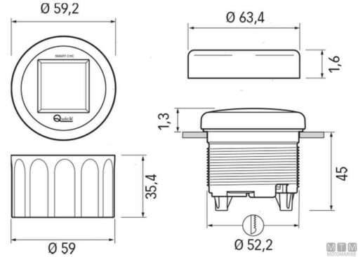 Quick CHC 52 x h45 mm - Afbeelding 2