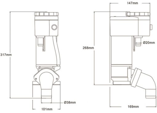 Universele elektrische toilet conversiekit 12v - Afbeelding 2