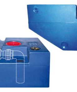 Afvalwater Tank Ocean "Vorm" 45lt met Macerator Pomp 24v