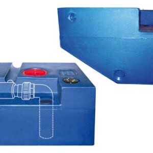 Afvalwater Tank Ocean "Vorm" 45lt met Macerator Pomp 24v