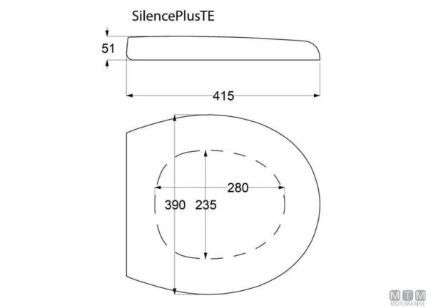 reserve Scharnieren voor Tecma Silence Plus T-PF.P83 - Afbeelding 4
