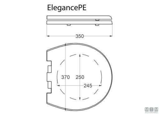 reserve Scharnieren voor Tecma Elegance T-PF.P84 - Afbeelding 3