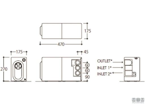 Niveausensor Sanisplit T-PF.P36 - Afbeelding 2