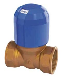 Brons Anti-Blokkeer Klep 1 1/4"