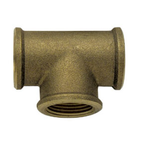 Messing T 2 1/2"