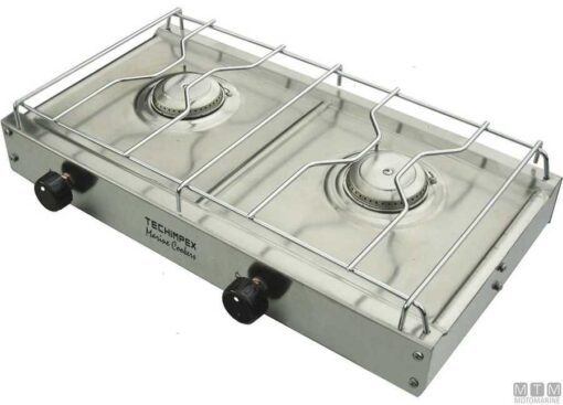 RVS Kookplaat Techimpex Capri 1 Pits 240 x 300 x h130 mm - Afbeelding 3