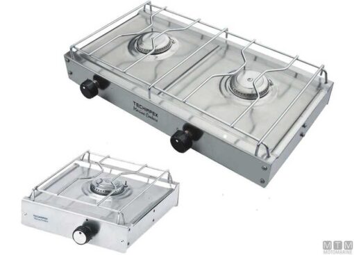 RVS Kookplaat Techimpex Capri 1 Pits 240 x 300 x h130 mm