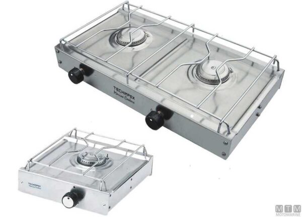 RVS Kookplaat Techimpex Capri 1 Pits 240 x 300 x h130 mm