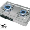 Roestvrijstalen Kookplaat Hotty 2 Branders 440 x 290 x h50 mm