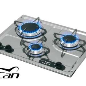 Roestvrijstalen Flush Cooker Can Marine 3 Branders 470 x 360 mm