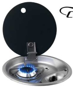 Roestvrijstalen Flushed Ronde Kookplaat 340mm (1 Branders)