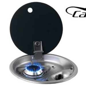 Roestvrijstalen Flushed Ronde Kookplaat 340mm (1 Branders)