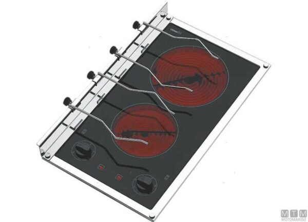 Keramische Kookplaat Techimpex Torres 4-pits 500 x 510 mm