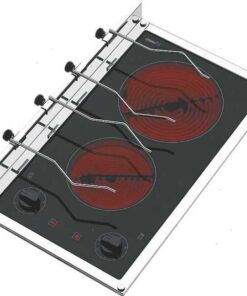 Keramische Kookplaat Techimpex Linosa 2-pits 500 x 300 mm