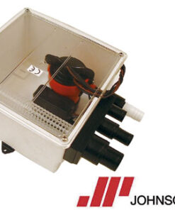 Drainagesysteem met Johnson Pomp 1000 GPH 12V
