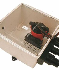 Drainagesysteem met Johnson Pomp 1000 GPH 24V