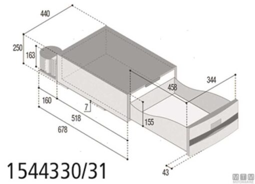 Vitrifrigo D20A Zwart Koelkast - Afbeelding 3