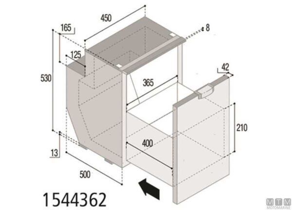 Vitrifrigo C62DWi Koel-Vriescombinatie - Afbeelding 2