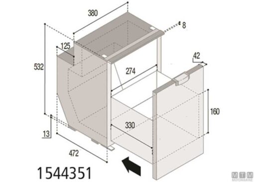 Vitrifrigo C62DWi Koel-Vriescombinatie - Afbeelding 3