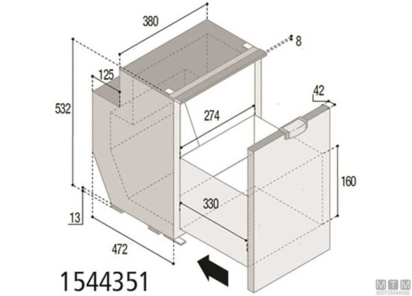 Vitrifrigo C62DWi Koel-Vriescombinatie - Afbeelding 3