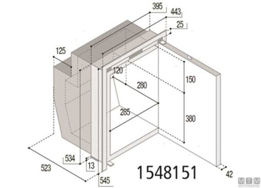 Vitrifrigo C51iX Koel-vriescombinatie - Afbeelding 8