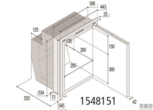 Vitrifrigo C51iX Koel-vriescombinatie - Afbeelding 8