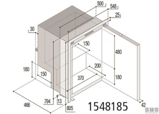 Vitrifrigo C51iX Koel-vriescombinatie - Afbeelding 7