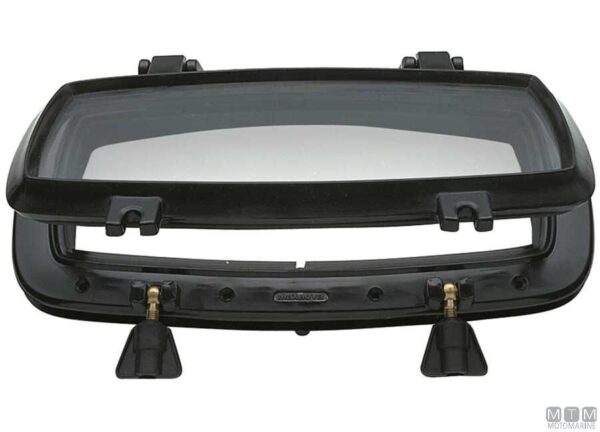 Zwarte Porthole Rechthoekig D400x200mm - Afbeelding 2