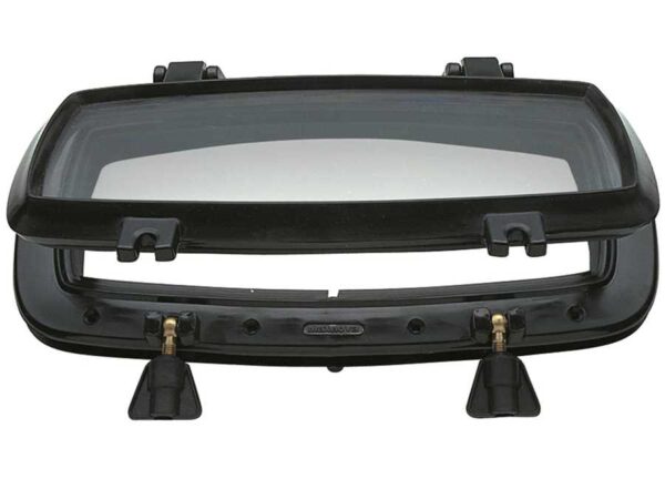 Zwarte Rechthoekige Patrijspoort D500x250mm - Afbeelding 2