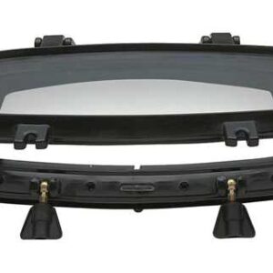 Zwarte Porthole Rechthoekig D400x200mm