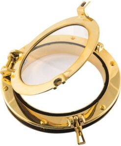 Portlight Ronde 470mm H50 Polished Brass