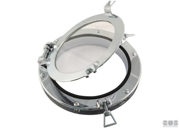 Portlight Ronde 300mm H50 Chromed Brass
