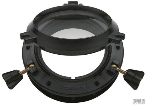 Portlights Ronde D320mm Uitsparing 260mm Nylon Zwart - Afbeelding 2