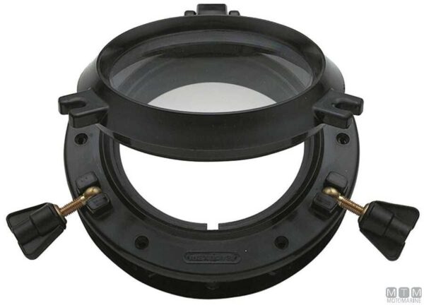 Portlights Ronde D320mm Uitsparing 260mm Nylon Zwart - Afbeelding 2