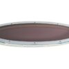 RVS Ovale Porthole 198x457mm