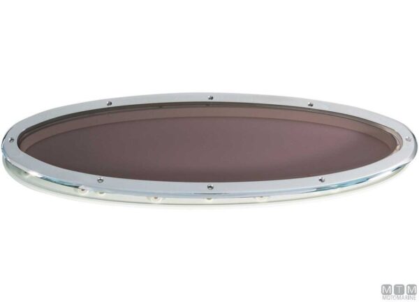 RVS Ovale Porthole 198x457mm