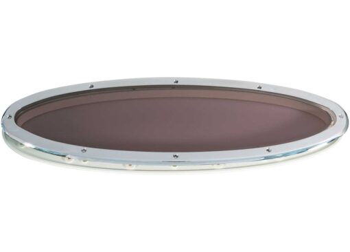 RVS Ovale Porthole 127x400mm