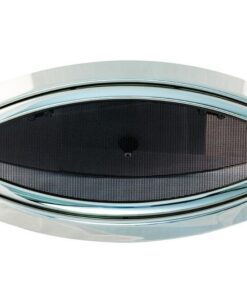 Portlight Open Ovaal 216x472mm Uitsparing 186x430mm RVS