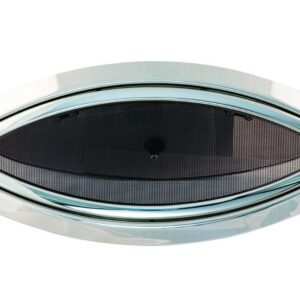 Portlight Open Ovaal 216x472mm Uitsparing 186x430mm RVS