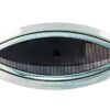 Portlight Open Ovaal 203x461mm Uitsparing 156x414mm RVS