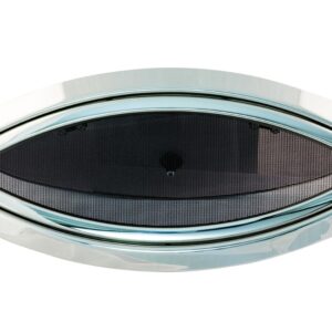 Portlight Open Ovaal 203x461mm Uitsparing 156x414mm RVS